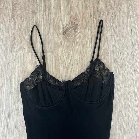 Bardot Black Lace Slip Dress - Picture 2 of 4